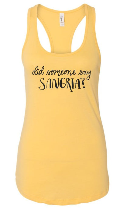 did someone say Sangria Graphic Tank