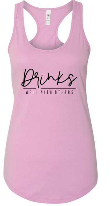 Drinks Well With Others Summer Graphic Tank