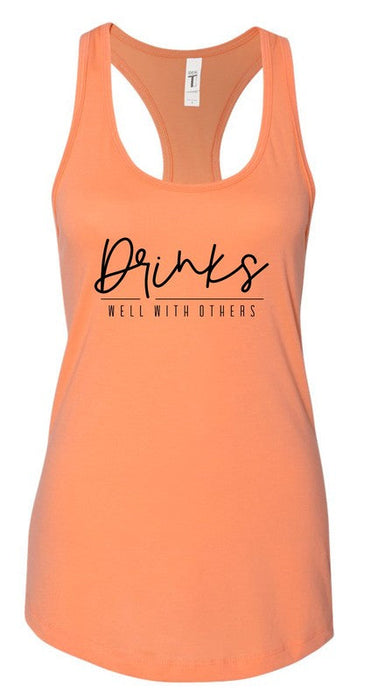 Drinks Well With Others Summer Graphic Tank