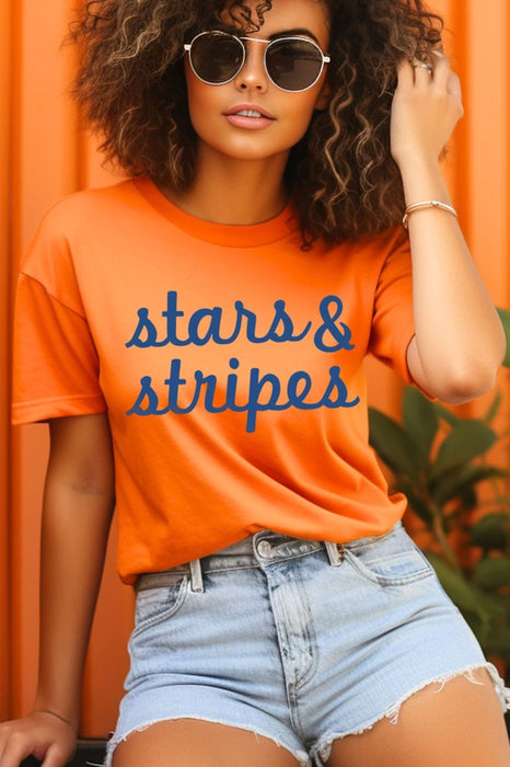 Stars & Stripes Graphic T Shirts