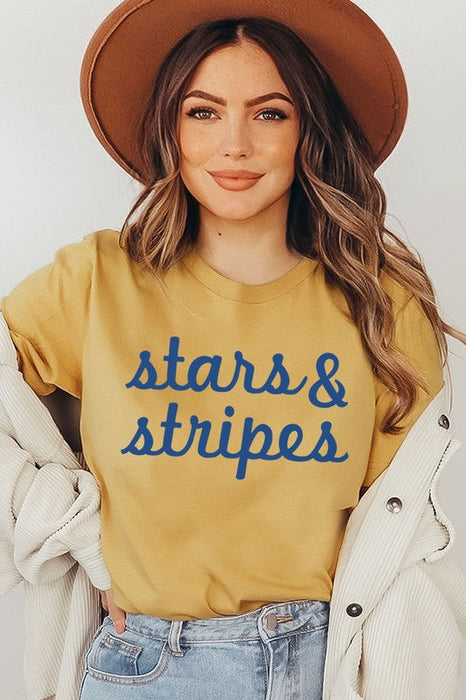 Stars & Stripes Graphic T Shirts