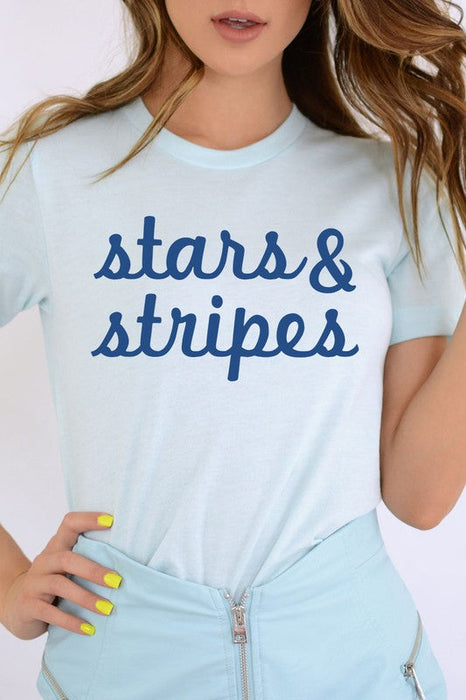 Stars & Stripes Graphic T Shirts