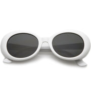 zeroUV Oversize Retro Tapered Arms Clout Goggle Oval Sunglasses 53mm C383 Sunglasses