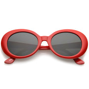 zeroUV Oversize Retro Tapered Arms Clout Goggle Oval Sunglasses 53mm C383 Sunglasses