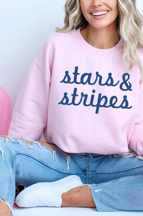 Stars & Stripes Graphic Fleece Sweatshirts