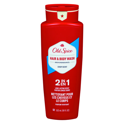 Old Spice Old Spice High Endurance Hair & Body Wash, 2 In 1, Crisp Scent Body Wash