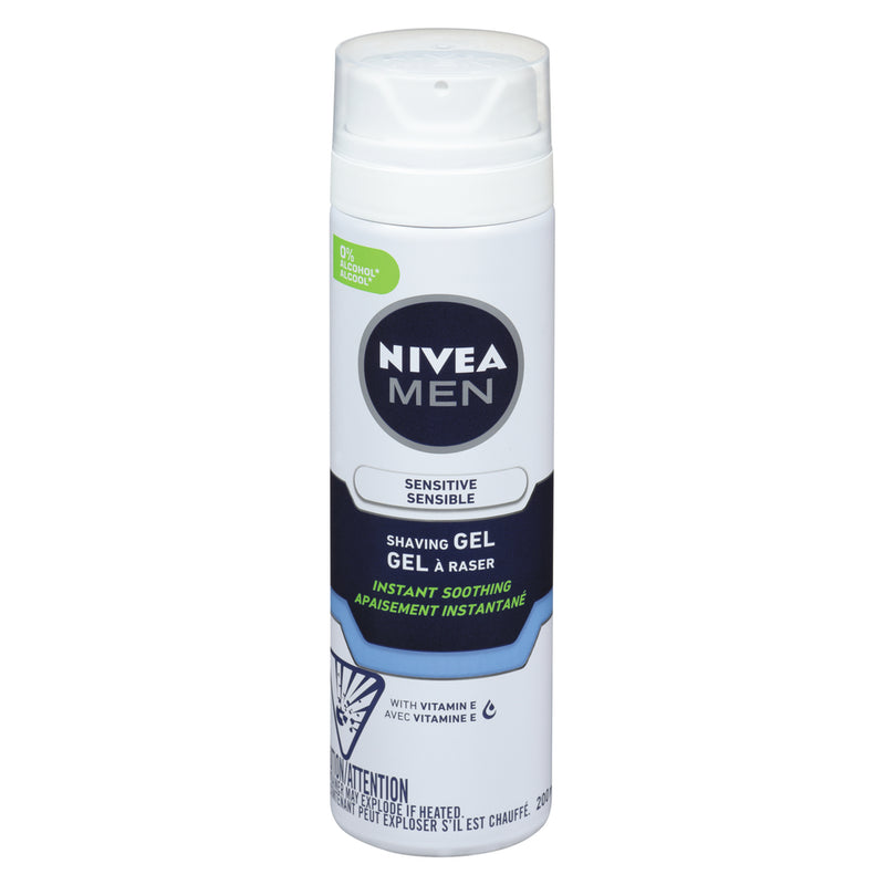 Nivea Men Nivea Men Sensitive Shave Gel 7 Oz. Aerosol Can Shaving & Grooming