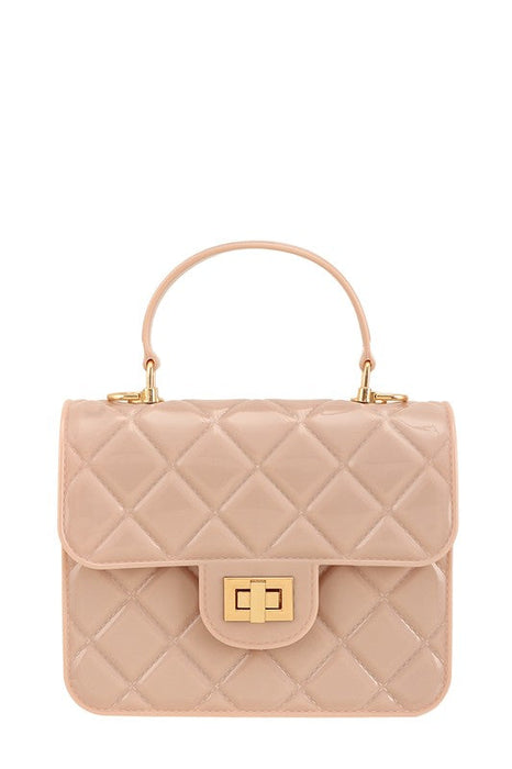 Diamond Quilted Cross Body Jelly Bag