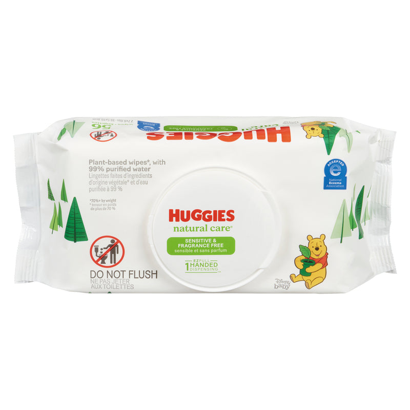 Huggies Huggies Natural Care Sensitive Baby Wipes - Fragrance Free Baby Wipes