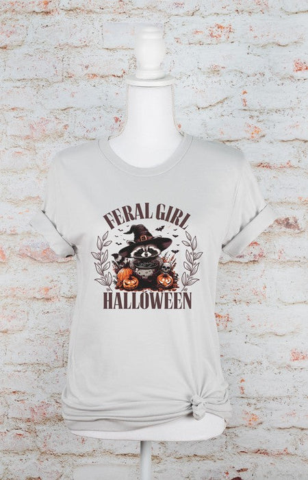 Feral Girl Halloween Graphic Tee