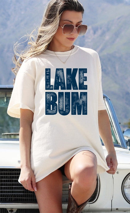 Lake Bum Comfort Color Graphic Tee