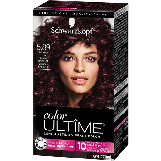 Schwarzkopf Schwarzkopf Color Ultime Magnificent Blacks Permanent Hair Color, 1.4 Sapphire Black, 1 Application Hair Color