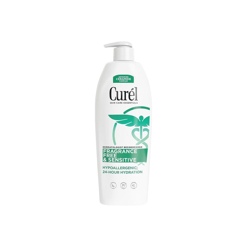 Curel Curel Lotion, For Dry Skin, Fragrance Free & Sensitive 20 Fl Oz Lotion & Moisturizer White Smoke