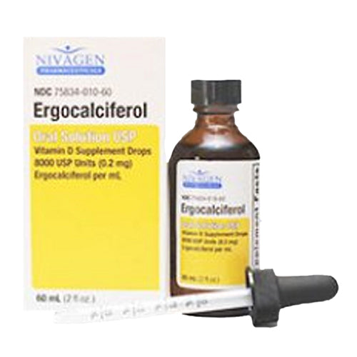 0 Ergocalciferol Os 8000 IU/MI 60 Ml By Country Line Pharmaceuticals Vitamins & Supplements