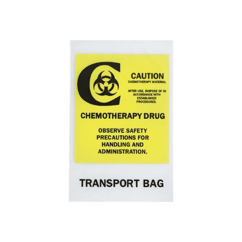 RD Plastics RD Plastics Q134 - Chemotherapy Reclosable Transport Bag Plastic Wrap