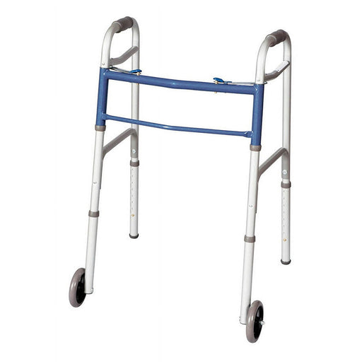 Carex Carex Two Button Walker With Wheels Walkers