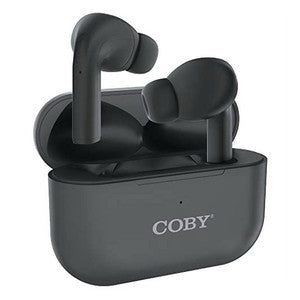Coby Coby® True Wireless Earpods with Compact Charging Case – Black Audio