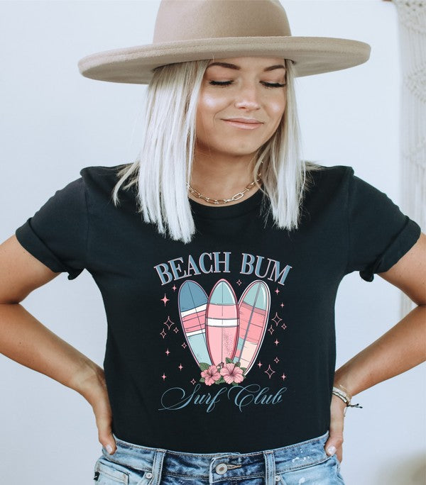 Beach Bum Surf Club Graphic Tee