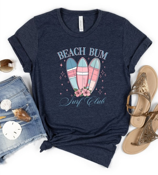 Beach Bum Surf Club Graphic Tee