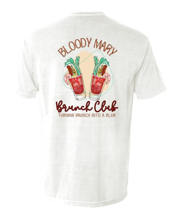 Bloody Mary Social Club Pocket Comfort Color Tee