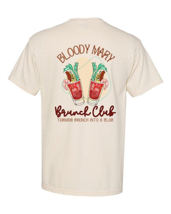 Bloody Mary Social Club Pocket Comfort Color Tee