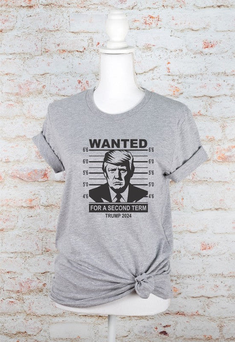 Wanted Trump Mugshot 2024 Graphic Tee