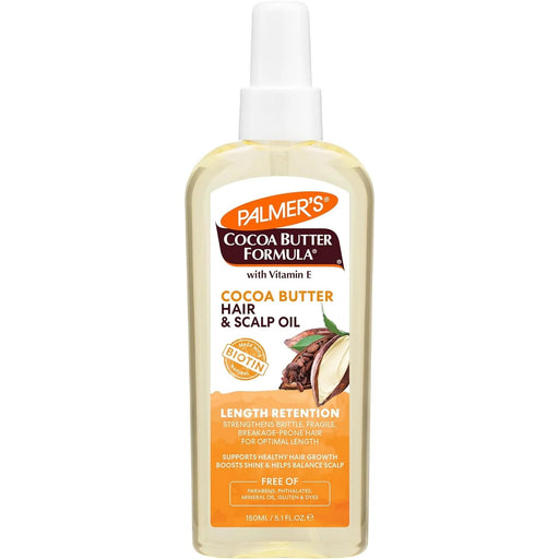 Palmer's Palmer's Cocoa Butter & Biotin Length Retention Hair And Scalp Oil, 5.1 Ounce Hair Care