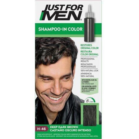 Just For Men Just For Men Original Formula Hair Color, Deep Dark Brown H-46 Hair Color White Smoke