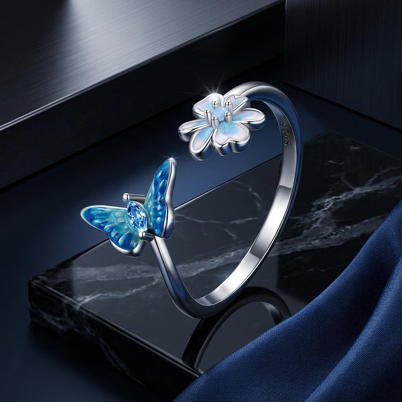 Bids.com 925 Sterling Silver Opal Nanometer Stone Plated Platinum Ring Rings