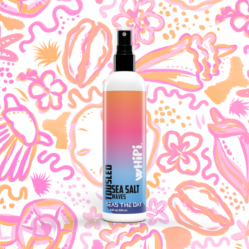 Whipi Co Seas The Day Touseled Sea Salt Spray White Smoke 8 oz,1 oz