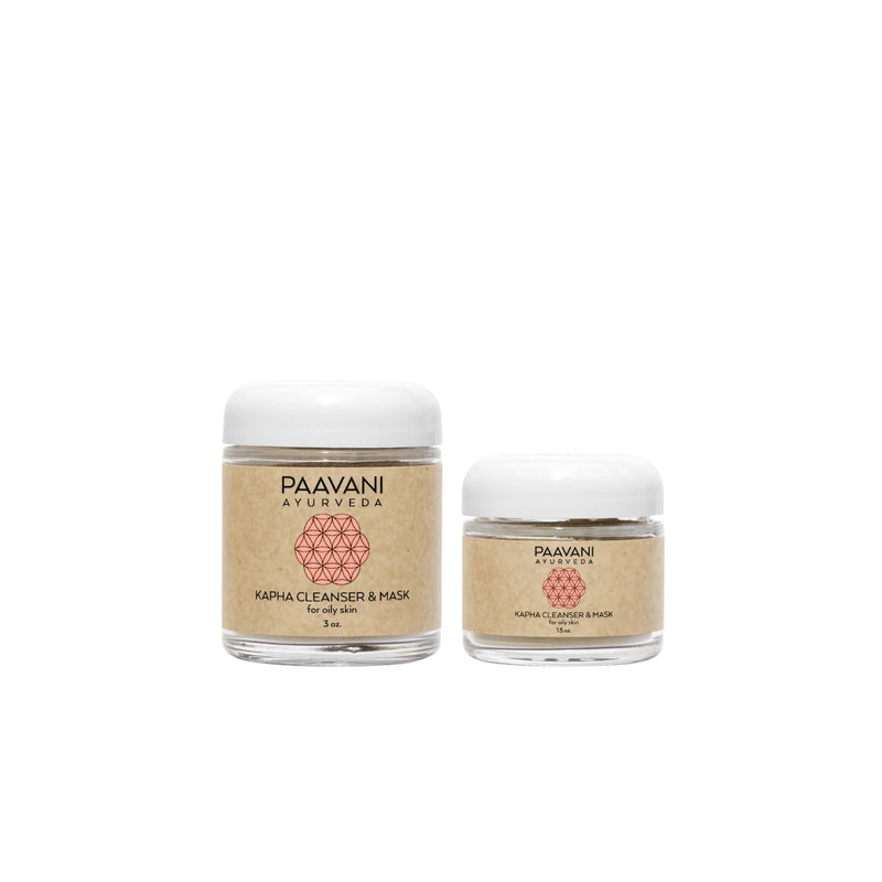 Paavani Ayurveda Kapha Cleanser & Mask  | Ayurvedic Cleansing Grains for Oily, Congested Skin simple