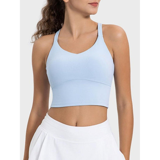 Crisscross Round Neck Active Tank