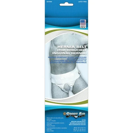 Sport Aid Sport Aid Reducible Inguinal Hernia Belt Large Supports & Braces