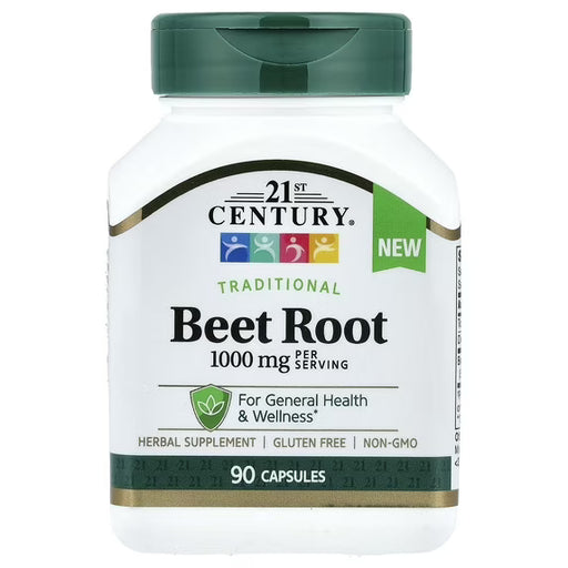 21st Century 21st Century Beet Root 90 Capsules (500 Mg Per Capsule) Vitamins & Supplements