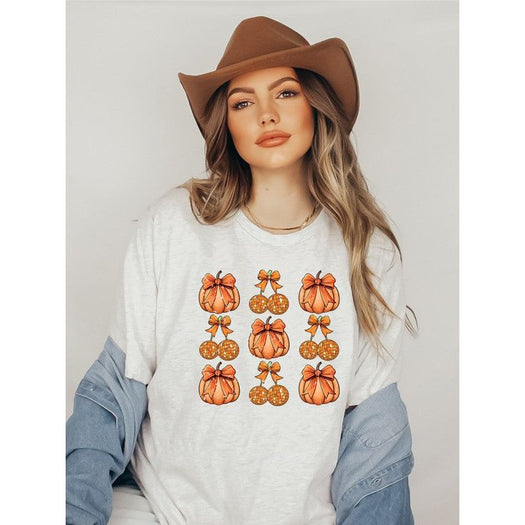 Halloween Pumpkin Coquette Disco Cherry Graphic