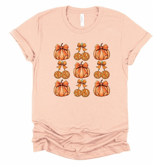 Halloween Pumpkin Coquette Disco Cherry Graphic