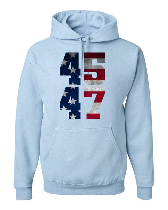 45 47 Trump America Graphic Hoodie