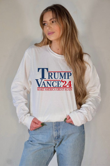 Trump Vance 2024 Graphic Long Sleeve