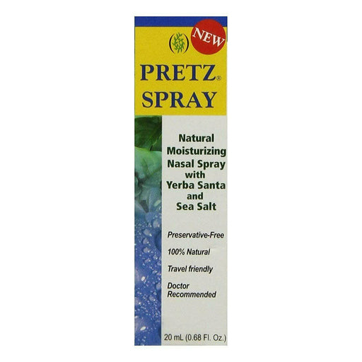 Pretz Pretz Natural Moisturizing Nasal Spray 0.67 Oz Nasal Aspirators Light Gray