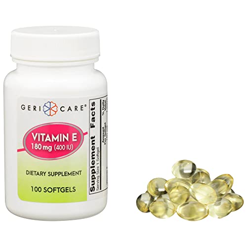Geri-Care Geri-Care Vitamin E Supplement 400 IU Strength Softgel 100 Per Bottle Vitamins & Supplements