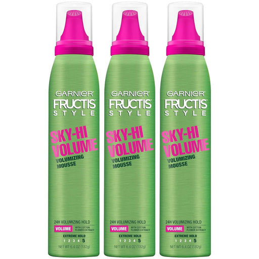 Garnier Garnier Fructis Style Sky Hi Volume Mousse, Extreme Hold, 6.4 Oz Health & Beauty