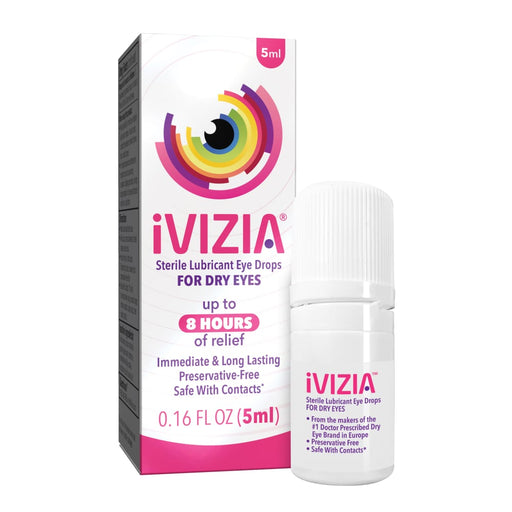 iVizia iVizia Sterile Lubricant Eye Drops For Dry Eyes, 0.16 Oz Eye Drops & Lubricants