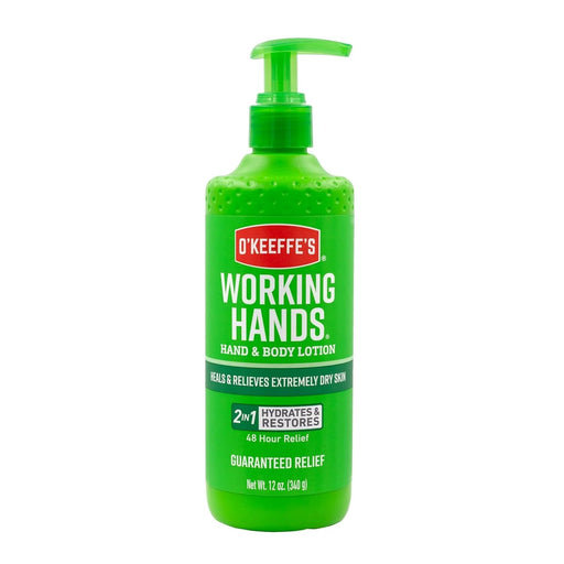 O'Keeffe's O'Keeffe's Working Hands Hand And Body Lotion 12 Ounce Pump Bottle Lotion & Moisturizer