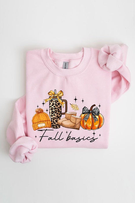 Fall Basics Graphic Fleece Sweatshirts