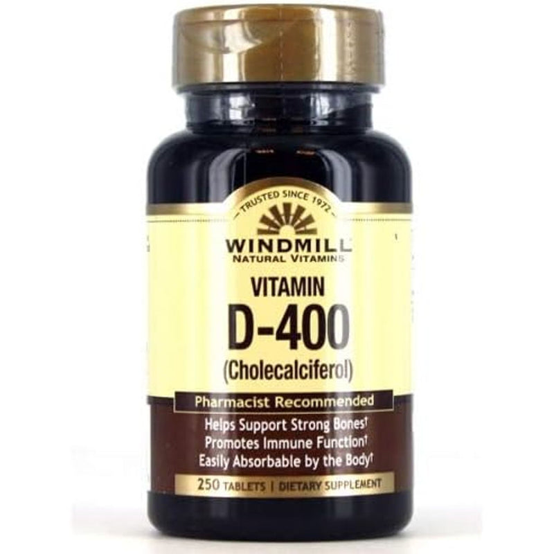 Windmill Windmill Vitamin D3 400IU Tablets 250 Vitamins & Supplements