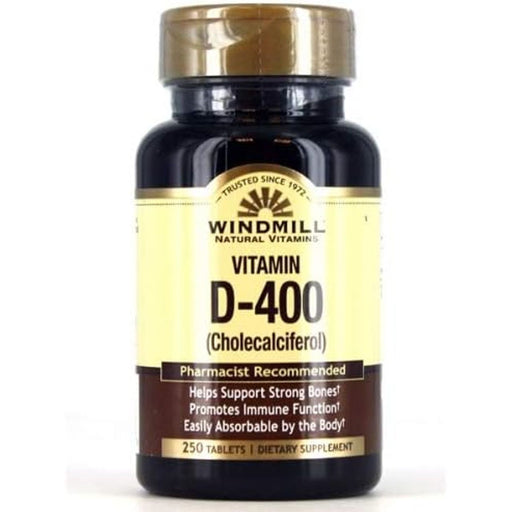 Windmill Windmill Vitamin D3 400IU Tablets 250 Vitamins & Supplements