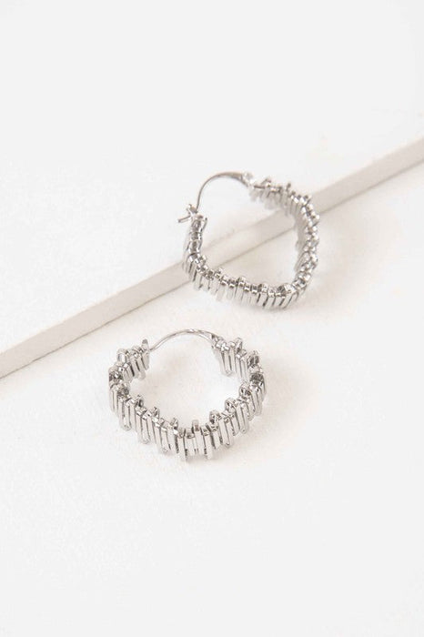 Teeter Totter Hoop Earrings