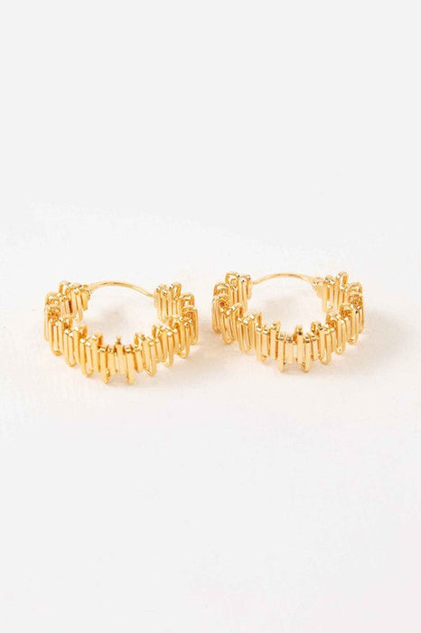 Teeter Totter Hoop Earrings