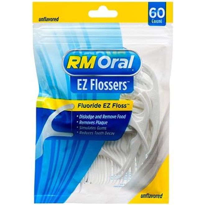 RM Oral RM Oral Ez Flossers Unflavored Oral Care