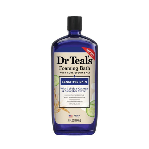 Dr Teal's Dr Teal's Pure Espom Salt Sensitive Skin With Colloidal Oatmeal & Cucumber Extract Bath & Body